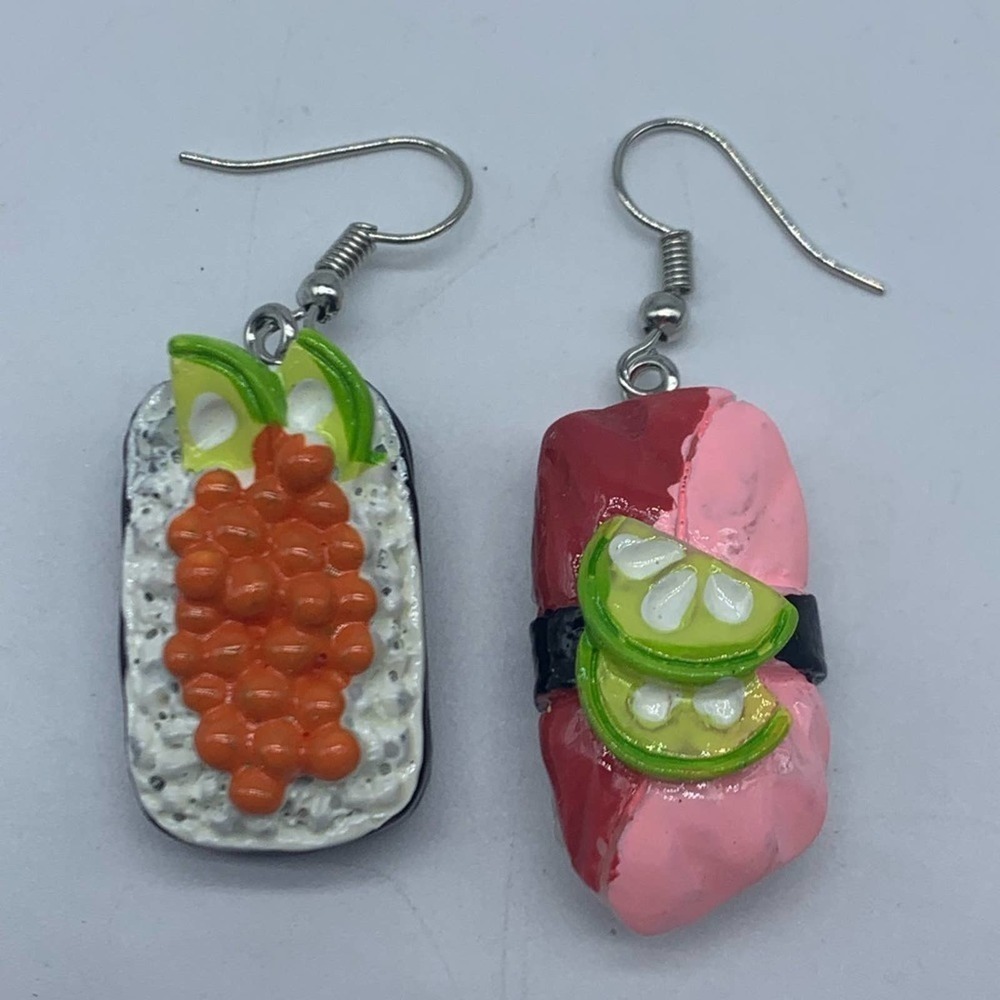 NEW sushi and fish egg earrings - Picture 8 of 16